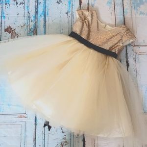 Girls tulle and sequins dress